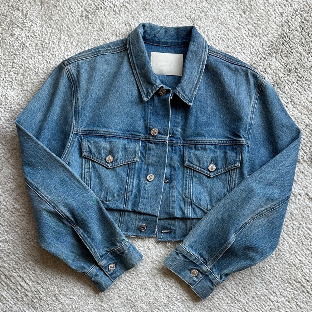 NWT Citizens of Humanity Ingham Cropped Denim Jacket